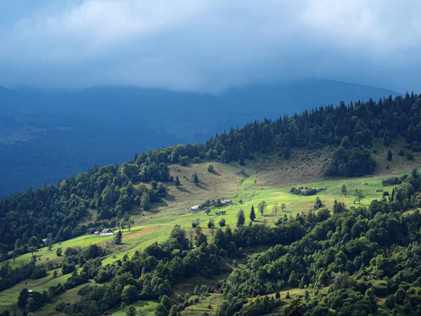 Село Карпатських Гір Зелений Ліс — стокове фото