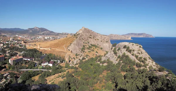 Kalesi Sudak Karadeniz Panorama Mal — Stok fotoğraf