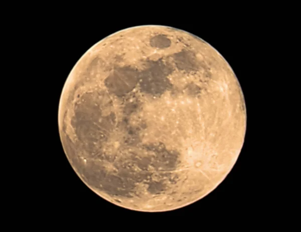 Lua Cheia Preto — Fotografia de Stock