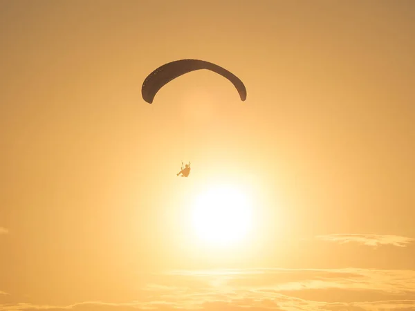 Paragliding เขา Voloshin อาชญากรรม Koktebel — ภาพถ่ายสต็อก