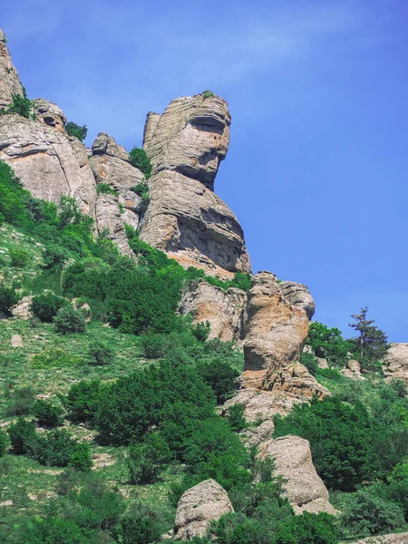 Гори Криму Зелений Ліс Село — стокове фото