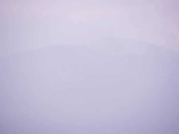 Carpatian Mountains Fog — Stock Photo, Image