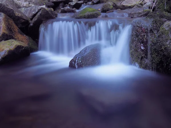 Waterfall Carpathian Forest — Stock Photo, Image