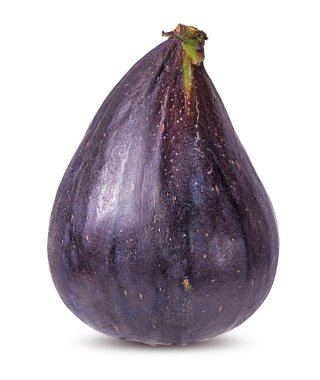 Beyaz arka planda izole edilmiş taze incirler. 