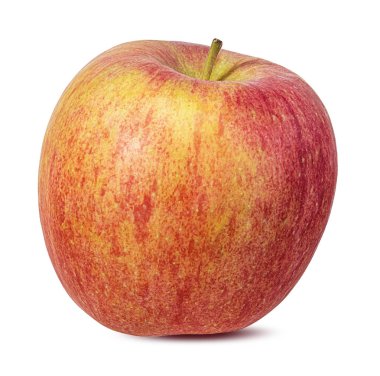 beyaz arkaplanda elma