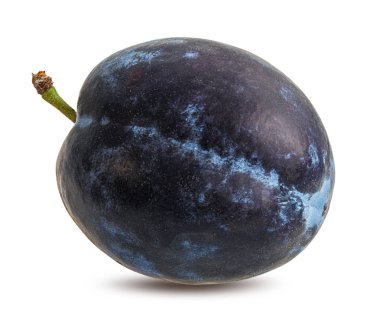 Beyaz arkaplanda erik