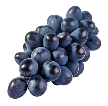 Beyaz arkaplanda izole edilmiş taze üzümler