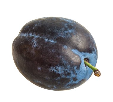 Beyaz arkaplanda erik