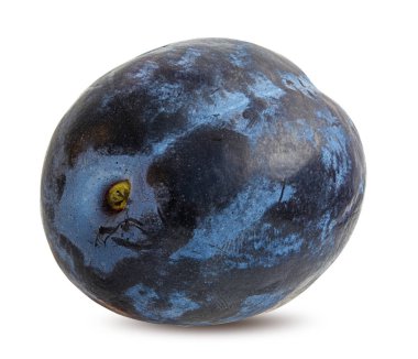 Beyaz arkaplanda erik