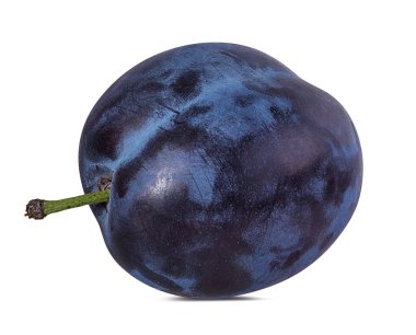 Beyaz arkaplanda erik