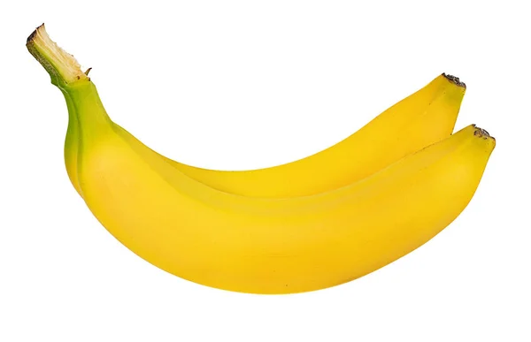 从白色背景分离出来的香蕉 — 图库照片