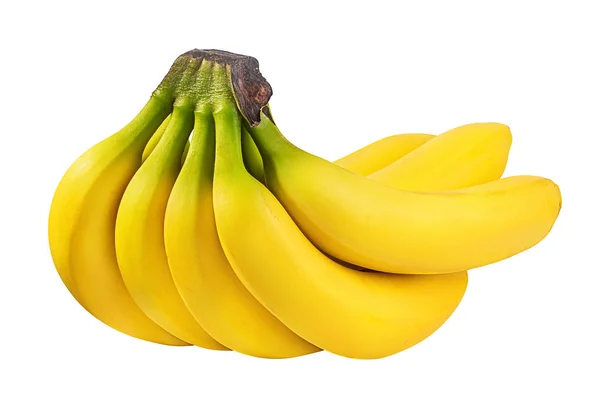 Bananen Geïsoleerd Witte Achtergrond — Stockfoto