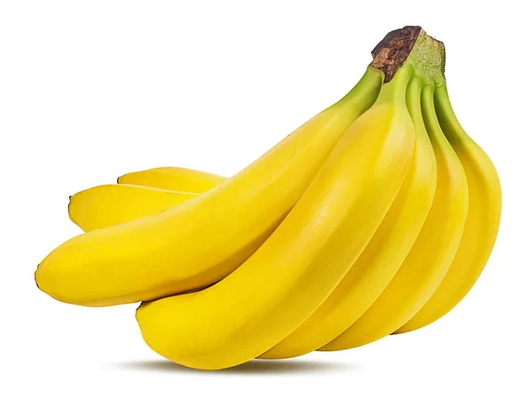 Bananer Isolerad Vit Bakgrund — Stockfoto