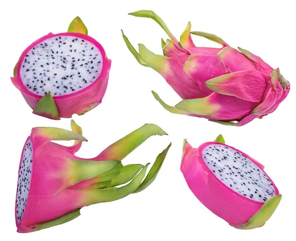 Beyaz arkaplanda Ejder Meyvesi izole