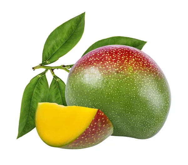 Fruto Mango Aislado Sobre Fondo Blanco — Foto de Stock