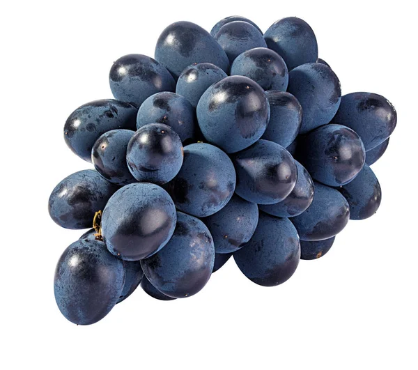 Beyaz arkaplanda izole edilmiş taze üzümler