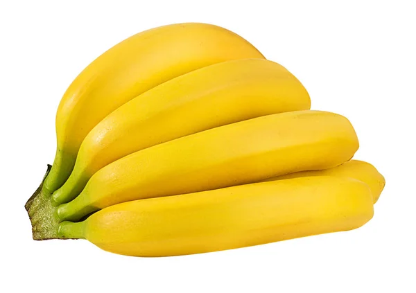 Bananer Isolerad Vit Bakgrund — Stockfoto