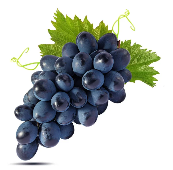 Fresh Grapes Isolated White Background — Stock Photo, Image