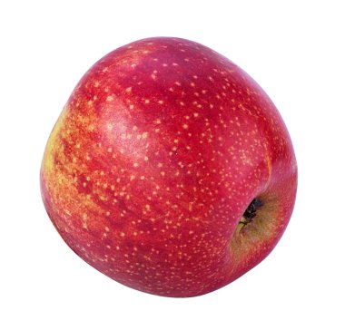 beyaz arkaplanda elma