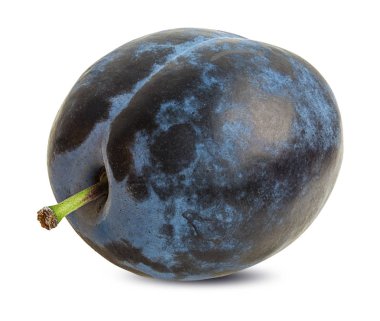 Beyaz arkaplanda erik