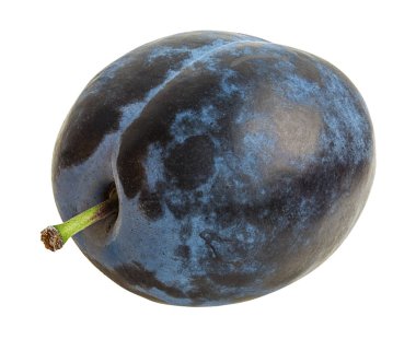 Beyaz arkaplanda erik