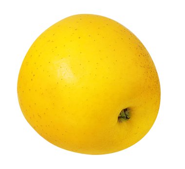 beyaz arkaplanda elma