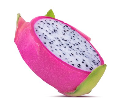 Beyaz arkaplanda Ejder Meyvesi izole