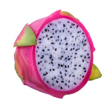 Beyaz arkaplanda Ejder Meyvesi izole