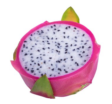 Beyaz arkaplanda Ejder Meyvesi izole