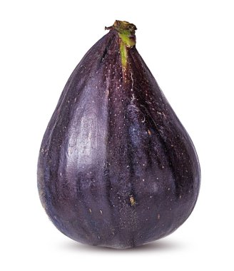 Beyaz arka planda izole edilmiş taze incirler. 