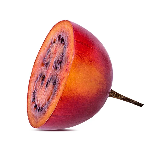 Tamarillo Geïsoleerd Witte Achtergrond — Stockfoto