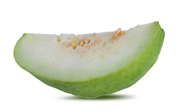 Guava Isolato Sfondo Bianco — Foto Stock