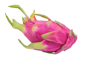 Beyaz arkaplanda Ejder Meyvesi izole