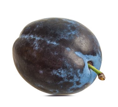 Beyaz arkaplanda erik