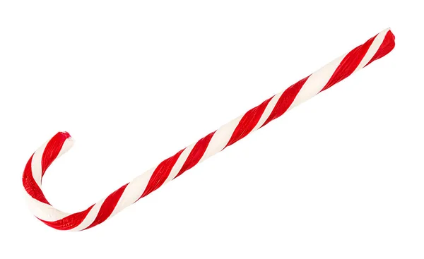 圣诞糖果孤立在白色背景上的拐杖 — 图库照片