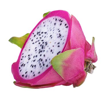 Beyaz arkaplanda Ejder Meyvesi izole