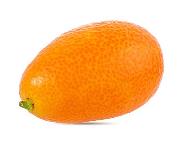 kumkuat beyaz arkaplanda izole edildi