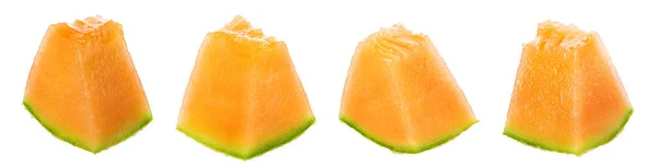 Melon Isolert Hvit Bakgrunn – stockfoto