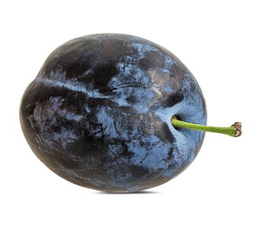 Beyaz arkaplanda erik