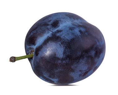 Beyaz arkaplanda erik