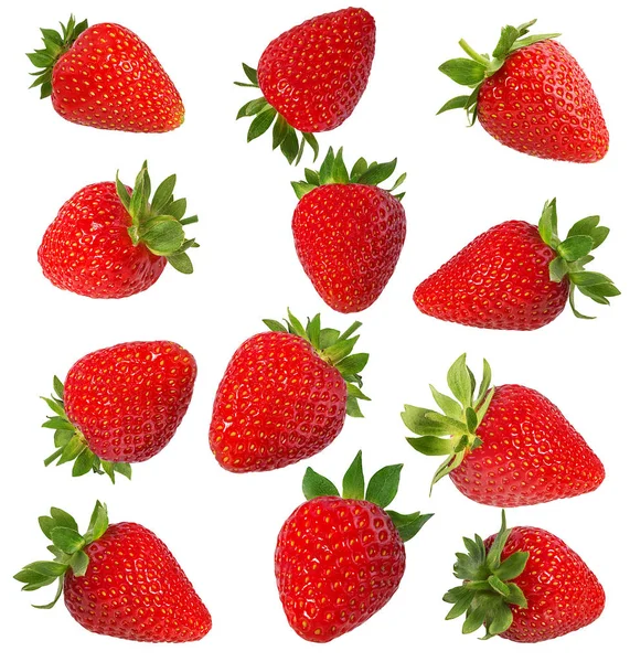 Strawberry Isolated White Background — Stock Photo, Image