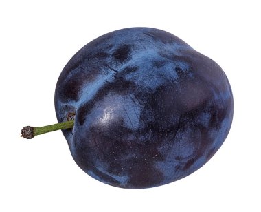 Beyaz arkaplanda erik