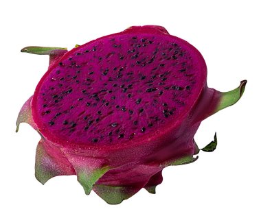 Beyaz arkaplanda Ejder Meyvesi izole