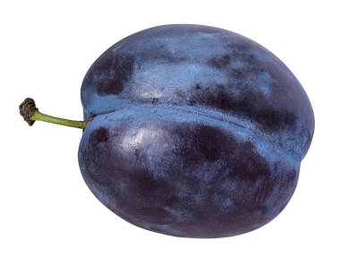 Beyaz arkaplanda erik