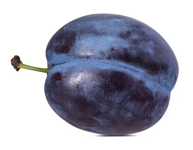 Beyaz arkaplanda erik