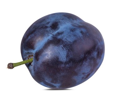 Beyaz arkaplanda erik