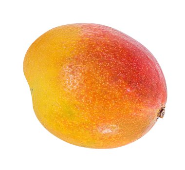 Beyaz arkaplanda yalıtılmış mango meyvesi