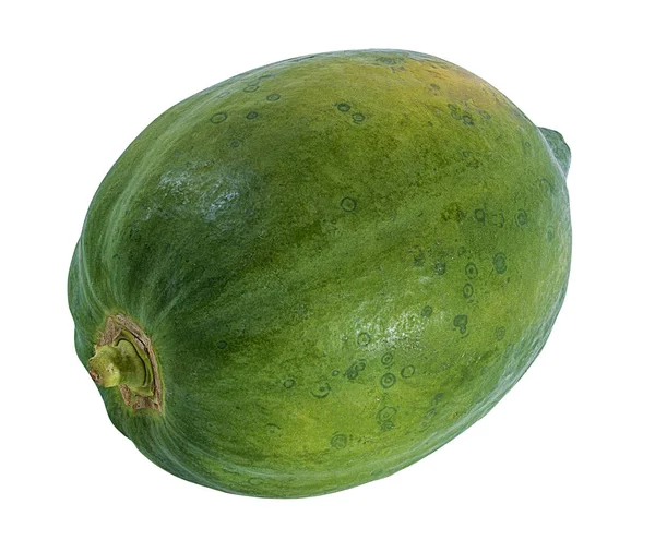 Papaya Geïsoleerd Een Witte Achtergrond — Stockfoto