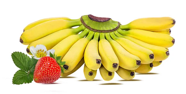 バナナとイチゴの聖霊降臨祭の分離 — ストック写真