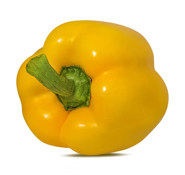 Yellow Peppers Isolated Clipping Path — Stock Photo, Image